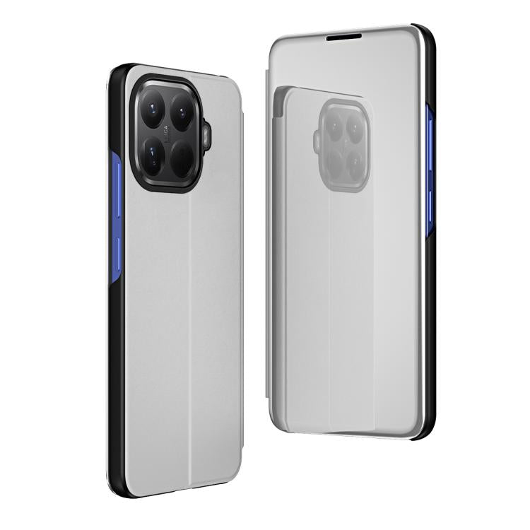 Plated Mirror Horizontal Flip Leather Phone Case with Holder, For Redmi 15C 5G / 4G EU 173mm, For Redmi 15C 5G / 4G Global 171mm, For Xiaomi 15T Pro
