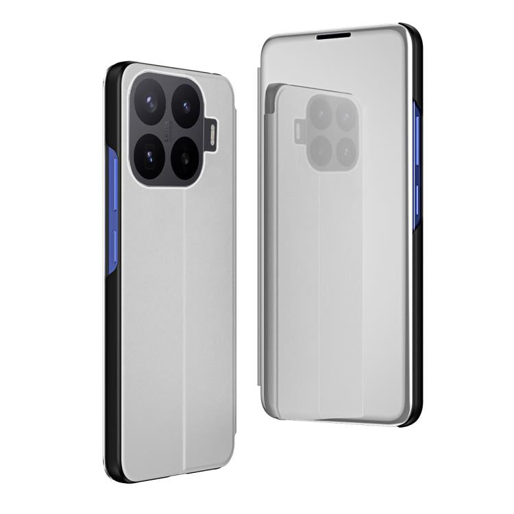 Plated Mirror Horizontal Flip Leather Phone Case with Holder, For Xiaomi 17T Pro 5G, For Xiaomi 17T 5G, For Redmi Note 15 Pro 5G Global 163.6mm