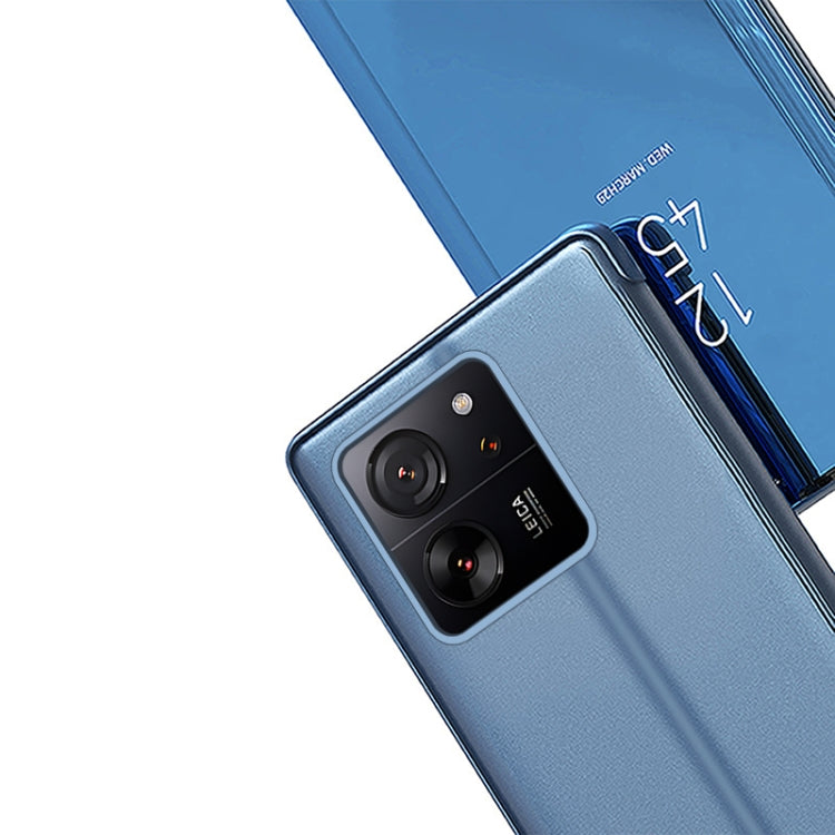 Plated Mirror Horizontal Flip Leather Phone Case with Holder, For Xiaomi Redmi 13C, For Xiaomi Redmi Note 13 Pro+, For Xiaomi 13T Pro