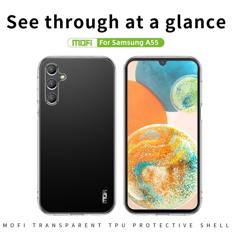MOFI Ming Series Ultra-thin TPU Phone Case, For Samsung Galaxy A55, For Samsung Galaxy A35, For Samsung Galaxy S24 Ultra 5G, For Samsung Galaxy S24+ 5G, For Samsung Galaxy S24 5G, For Samsung Galaxy A05, For Samsung Galaxy A05s                         ...