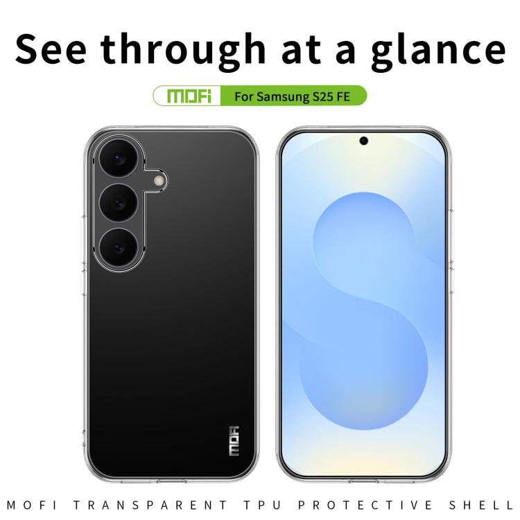 MOFI Ming Series Ultra-thin TPU Phone Case, For Samsung Galaxy S25 FE 5G, For Samsung Galaxy A07 4G, For Samsung Galaxy M56 5G, For Samsung Galaxy M16 5G, For Samsung Galaxy M06 / F06, For Samsung Galaxy S25 Edge 5G, For Samsung Galaxy A06 5G����������...