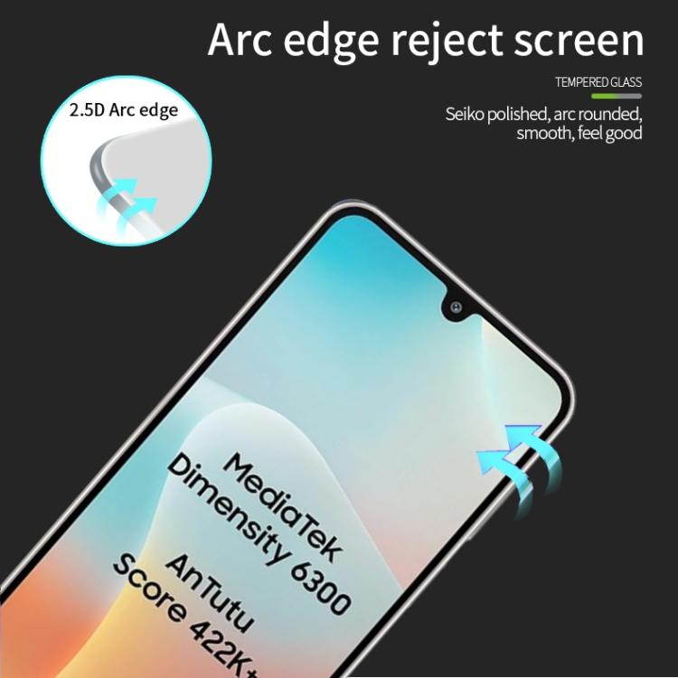 MOFI 9H 2.5D Full Screen Tempered Glass Film, For Samsung Galaxy M16 5G, For Samsung Galaxy A36 / A56, For Samsung Galaxy M06 / F06 / A06, For Samsung Galaxy A26 5G, For Samsung Galaxy S25 5G, For Samsung Galaxy S25+ 5G, ForSamsung Galaxy A16 5G�������...