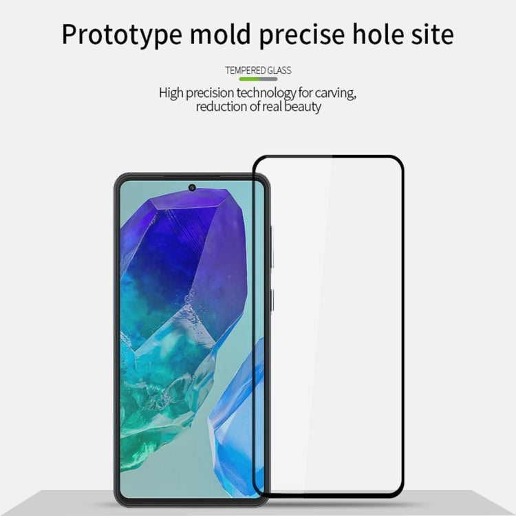 PINWUYO 9H 2.5D Full Screen Tempered Glass Film, For Galaxy M55, For Galaxy S24+ 5G, For Galaxy S24 5G, For Galaxy A15, For Galaxy A05, For Galaxy A05s, For Galaxy A17 / A16 / A26, For Galaxy A35 / A55