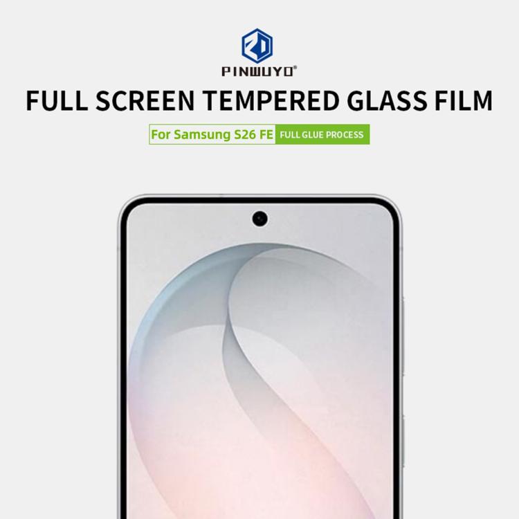 PINWUYO 9H 2.5D Full Screen Tempered Glass Film, For Galaxy S26 FE 5G, For Galaxy M17e, For Galaxy S26+ 5G Unlock, For Galaxy S26 Ultra 5G Unlock, For Galaxy S26 5G Unlock, For Galaxy A37 5G, For Galaxy A57 5G, For Galaxy A27 5G, For Galaxy S25 FE 5G  ...