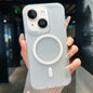 Transparent TPU Hybrid PC Magsafe Phone Case, For iPhone 15, For iPhone 14 Plus, For iPhone 14, For iPhone 14 Pro