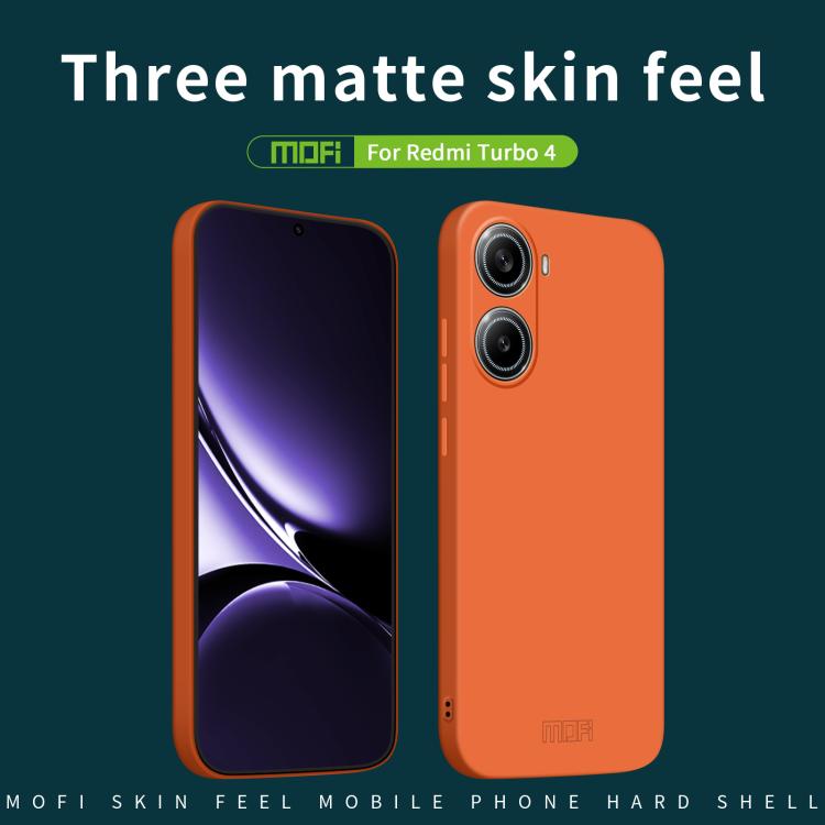 MOFI Qin Series Skin Feel All-inclusive PC Phone Case, For Redmi Turbo 4 / Poco X7 Pro, For Xiaomi Redmi K80 Pro, For Xiaomi Redmi K80