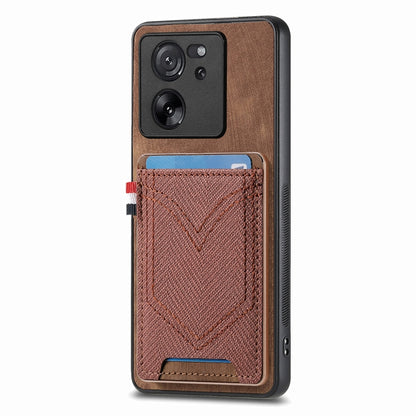 Denim Texture Leather Skin Phone Case with Card Slot