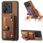 Retro Cross Wristband Wallet Leather Back Phone Case