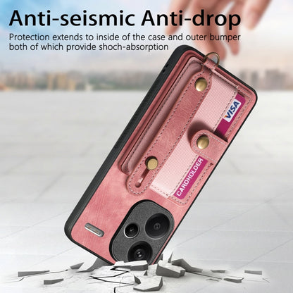 Retro Cross Wristband Wallet Leather Back Phone Case