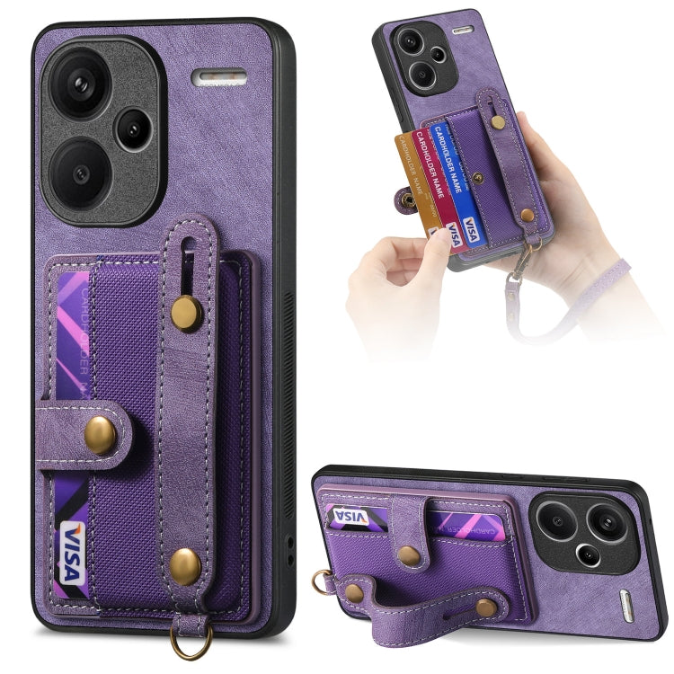 Retro Cross Wristband Wallet Leather Back Phone Case, Series 1