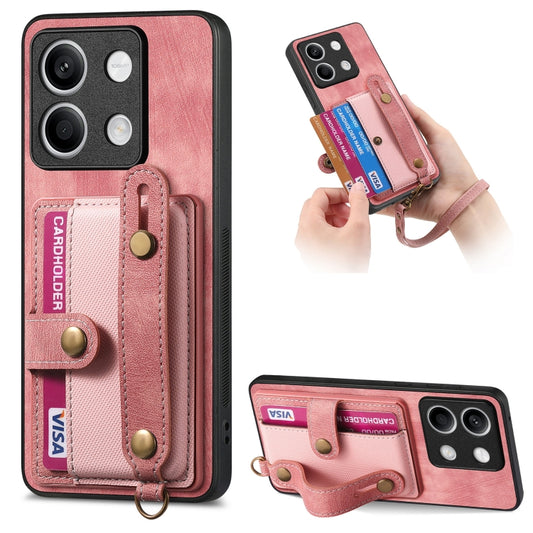 Retro Cross Wristband Wallet Leather Back Phone Case, Series 1