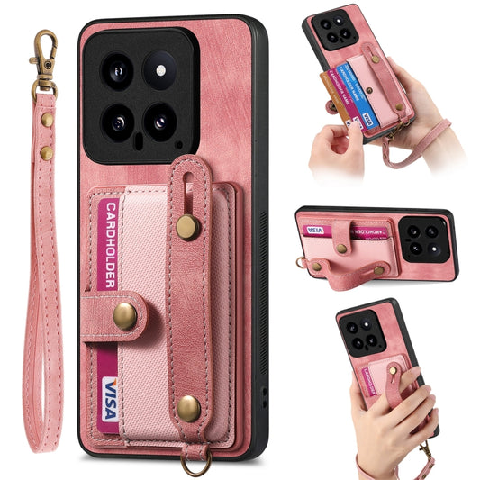 Retro Cross Wristband Wallet Leather Back Phone Case, Series 2