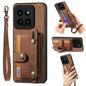 Retro Cross Wristband Wallet Leather Back Phone Case