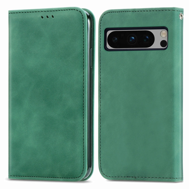 Retro Skin Feel Magnetic Horizontal Flip Leather Phone Case