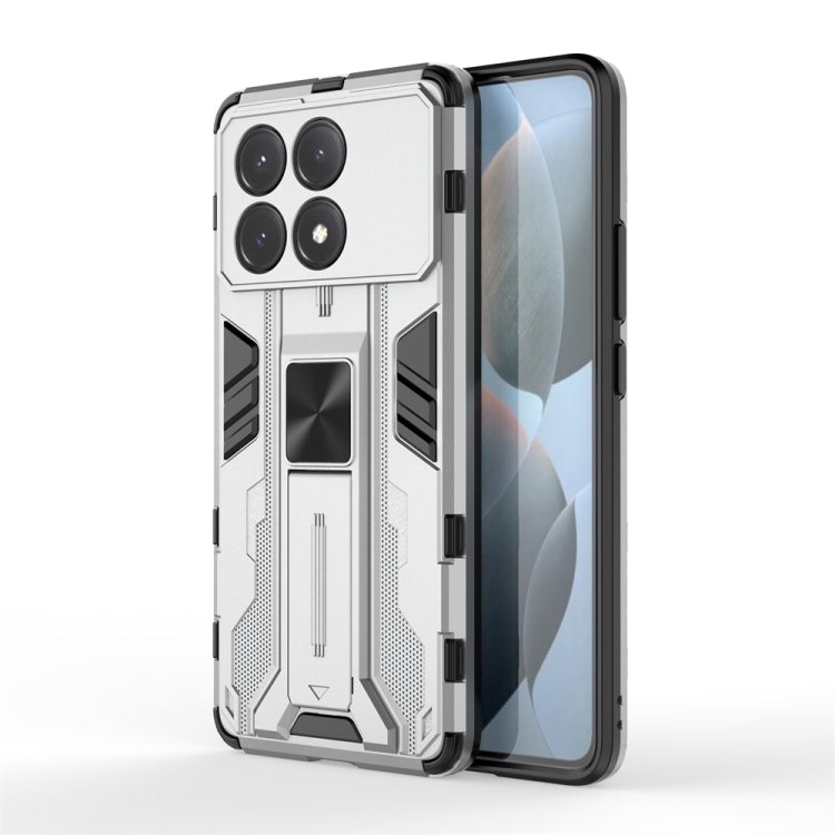 Supersonic Armor PC Hybrid TPU Phone Case, For Xiaomi Poco F6, For Xiaomi Redmi Turbo 3, For Redmi Note 13 4G, For Redmi K70E