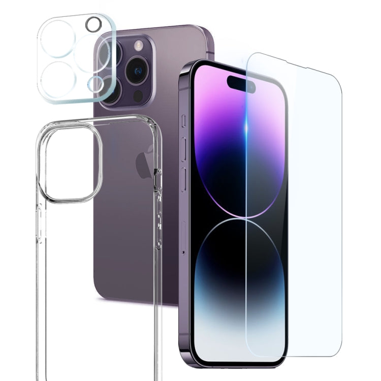 NORTHJO 3 in 1 TPU Phone Case with Screen Film and Lens Film