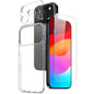 NORTHJO 3 in 1 TPU Phone Case with Screen Film and Lens Film, For iPhone 17e / 16e, For iPhone 17 Pro Max, For iPhone 17 Pro, For iPhone 17, For iPhone Air, For iPhone 16 Pro Max, For iPhone 16 Pro, For iPhone 16 Plus, For iPhone 16, For iPhone 15 Pro ...