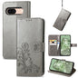 Four-leaf Clasp Embossed Leather Phone Case