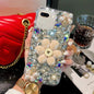 Sunflower Holder Hand-set Diamond PC Phone Case, For iPhone 11 Pro, For iPhone XR, For iPhone XS Max, For iPhone 7 Plus / 8 Plus