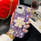 Sunflower Holder Hand-set Diamond PC Phone Case, For iPhone 11 Pro, For iPhone XR, For iPhone XS Max, For iPhone 7 Plus / 8 Plus