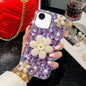 Sunflower Holder Hand-set Diamond PC Phone Case, For iPhone 17e / 16e, For iPhone 16 Pro Max, For iPhone 16 Pro, For iPhone 16 Plus, For iPhone 16, For iPhone 15 Pro Max