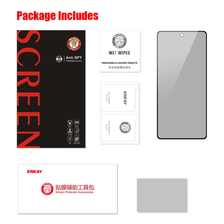 ENKAY Hat-Prince 28 Degree Anti-peeping Privacy Silk Screen Tempered Glass Film, For Xiaomi Poco M6 Pro, For Xiaomi Poco F7 Pro / F7 Ultra, For Redmi K80 / K80 Pro, For Redmi Note 14 4G / 5G, For Xiaomi 14T / 14T Pro, For Redmi K70 / K70e / K70 Pro    ...