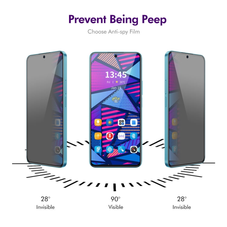 ENKAY Hat-Prince 28 Degree Anti-peeping Privacy Silk Screen Tempered Glass Film, For Xiaomi Poco X6 Pro, For Xiaomi Poco X6, For Xiaomi Poco C65, For Xiaomi 14, For Redmi 13C 4G Global, For Xiaomi Poco M6 Pro, For Redmi A7 Pro 4G / 5G 171mm            ...