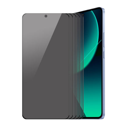 5pcs ENKAY Hat-Prince 28 Degree Anti-peeping Privacy Tempered Glass Film, For Xiaomi Poco M6 Pro, For Redmi A7 Pro 4G / 5G 171mm, For Xiaomi 14T / 14T Pro, For Redmi K70 / K70e / K70 Pro, For Redmi 12 4G / 5G, For Xiaomi 13T / 13T Pro                  ...