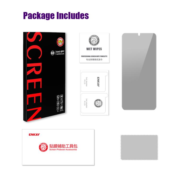 ENKAY Hat-Prince 28 Degree Anti-peeping Privacy Tempered Glass Film