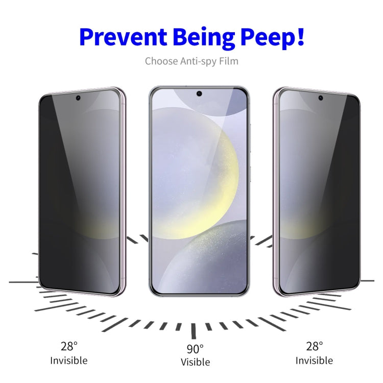 ENKAY Hat-Prince 28 Degree Anti-peeping Privacy Silk Screen Tempered Glass Film, For Samsung Galaxy S24+ 5G, For Samsung Galaxy S24 5G, For Samsung Galaxy A25 5G, For Samsung Galaxy S23 FE 5G, For Samsung Galaxy F54, For Samsung Galaxy A24 4G          ...