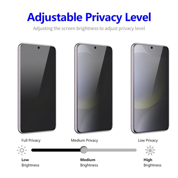 ENKAY Hat-Prince 28 Degree Anti-peeping Privacy Silk Screen Tempered Glass Film, For Samsung Galaxy S24+ 5G, For Samsung Galaxy S24 5G, For Samsung Galaxy A25 5G, For Samsung Galaxy S23 FE 5G, For Samsung Galaxy F54, For Samsung Galaxy A24 4G          ...
