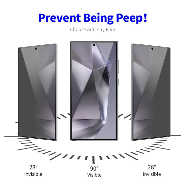 2pcs ENKAY Hat-Prince 28 Degree Anti-peeping Privacy Tempered Glass Film, For Samsung Galaxy S24 Ultra 5G, For Samsung Galaxy S24+ 5G, For Samsung Galaxy S24 5G, For Samsung Galaxy A25 5G, For Samsung Galaxy S23 FE 5G, For Samsung Galaxy F54           ...