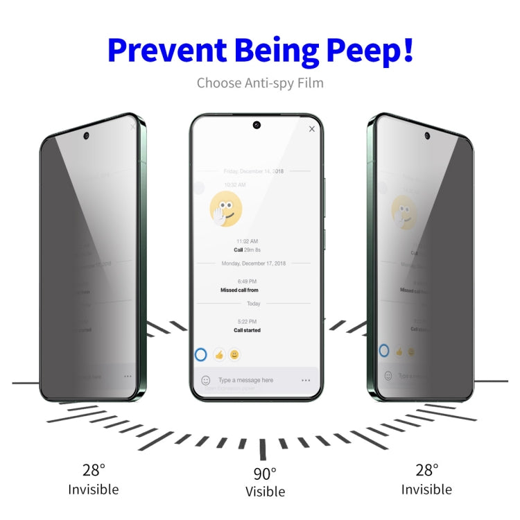 5pcs ENKAY Hat-Prince 28 Degree Anti-peeping Privacy Tempered Glass Film, For Samsung Galaxy F54, For Samsung Galaxy A24 4G, For Samsung Galaxy S23+ 5G, For Samsung Galaxy S23 5G, For Samsung Galaxy A37 / A57, For Samsung Galaxy F15 / M15              ...