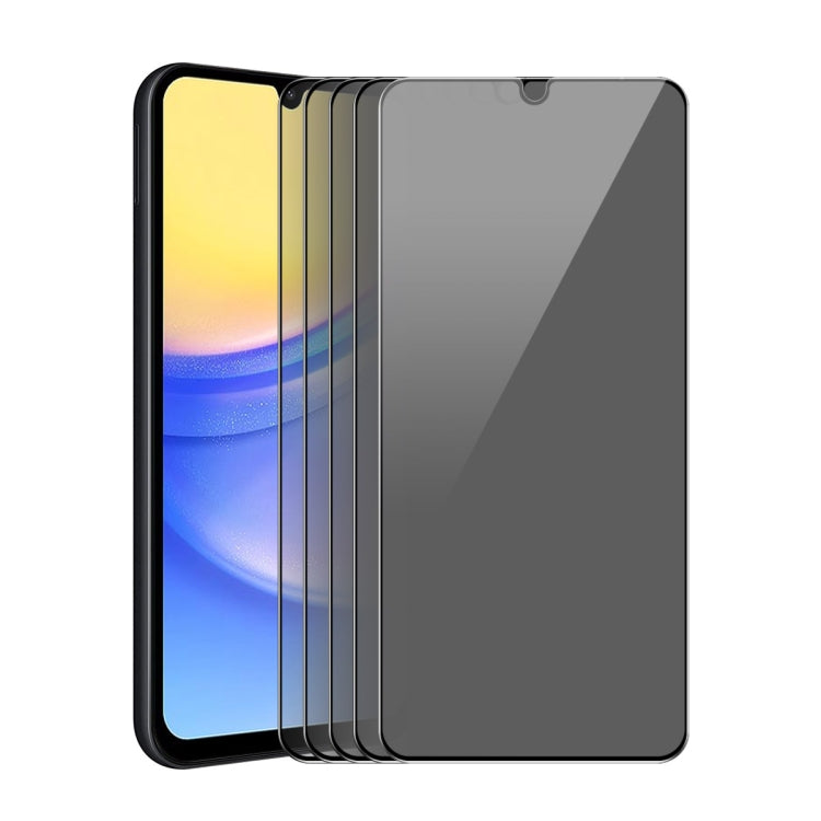 5pcs ENKAY Hat-Prince 28 Degree Anti-peeping Privacy Tempered Glass Film, For Samsung Galaxy F54, For Samsung Galaxy A24 4G, For Samsung Galaxy S23+ 5G, For Samsung Galaxy S23 5G, For Samsung Galaxy A37 / A57, For Samsung Galaxy F15 / M15              ...