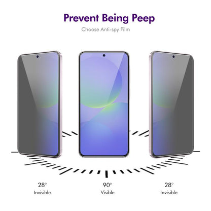 ENKAY Hat-Prince 28 Degree Anti-peeping Privacy Tempered Glass Film, For Samsung Galaxy A27 5G, For Samsung Galaxy S25 FE 5G, For Samsung Galaxy A07 4G, For Samsung Galaxy A17 5G, For Samsung Galaxy M56, For Samsung Galaxy A26, For Samsung Galaxy A16 5...