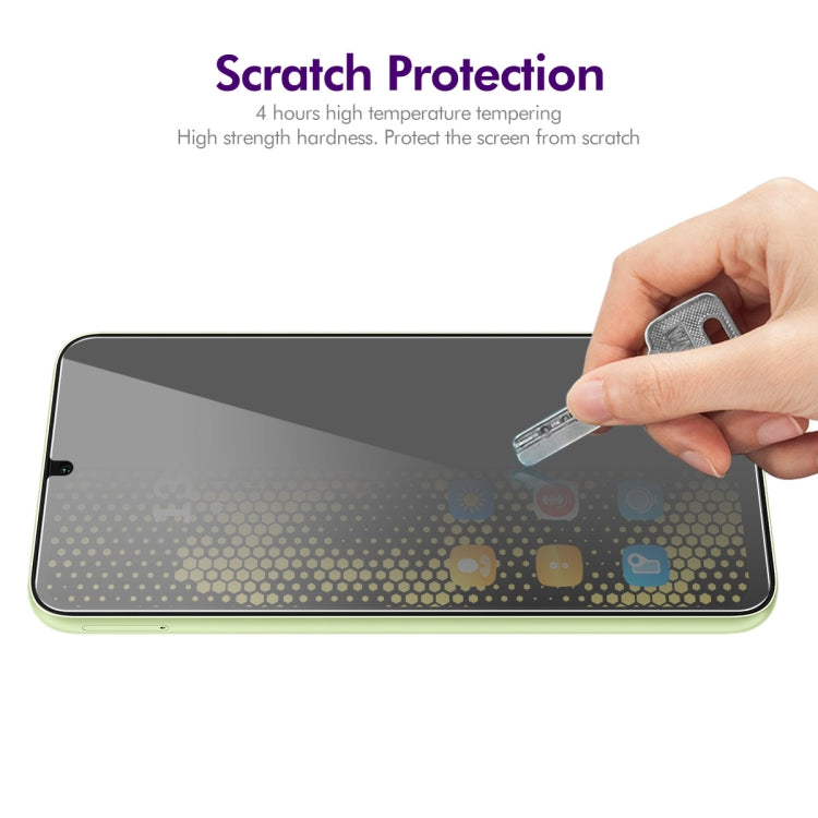 2pcs ENKAY Hat-Prince 28 Degree Anti-peeping Privacy Tempered Glass Film, For Samsung Galaxy F15 / M15, For Samsung Galaxy A15 4G / 5G, For Samsung Galaxy A05 / A05s, For Samsung Galaxy F34 5G / M54 5G
