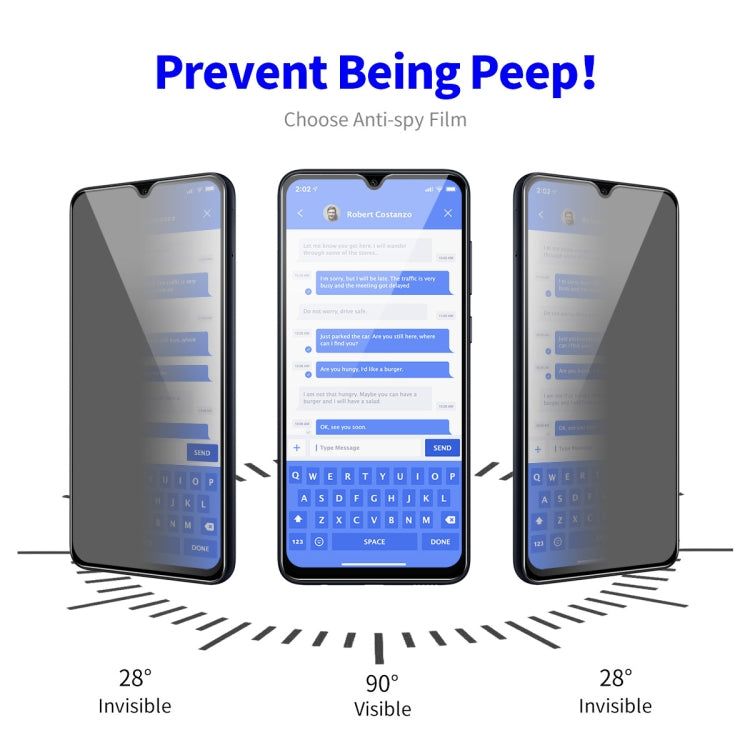 5pcs ENKAY Hat-Prince 28 Degree Anti-peeping Privacy Tempered Glass Film, For Samsung Galaxy A24 4G, For Samsung Galaxy S23+ 5G, For Samsung Galaxy S23 5G