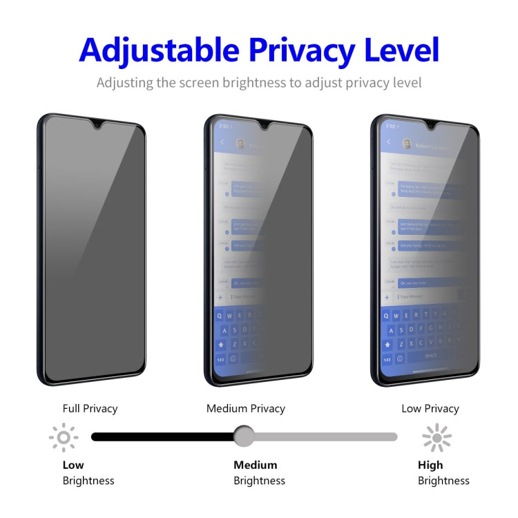 5pcs ENKAY Hat-Prince 28 Degree Anti-peeping Privacy Tempered Glass Film, For Samsung Galaxy A24 4G, For Samsung Galaxy S23+ 5G, For Samsung Galaxy S23 5G
