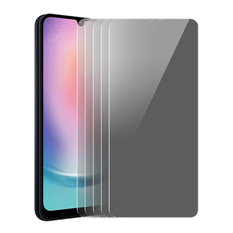 5pcs ENKAY Hat-Prince 28 Degree Anti-peeping Privacy Tempered Glass Film, For Samsung Galaxy S25 FE 5G, For Samsung Galaxy A07 4G, For Samsung Galaxy A17 5G, For Samsung Galaxy A36 / A56, For Samsung Galaxy A26 5G, For Samsung Galaxy A16 5G������������...