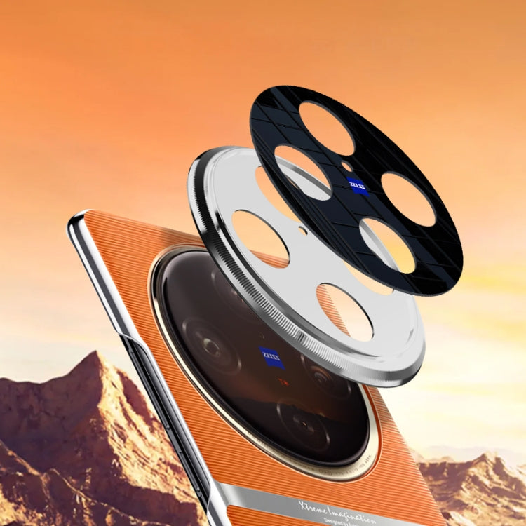 Electroplating Plain-leather All-inclusive Shockproof Phone Case, For vivo X100 Pro, For vivo X100