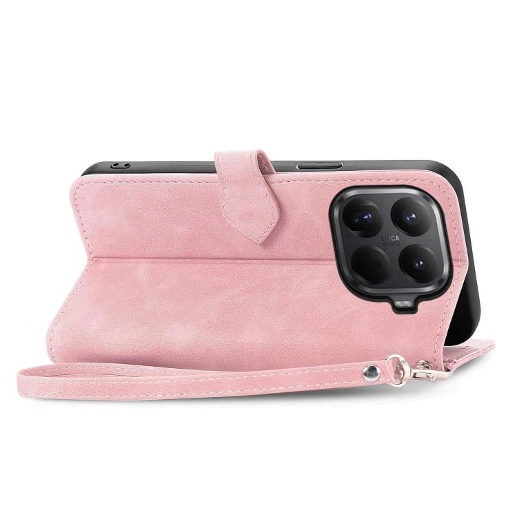 Embossed Flower Zipper Leather Phone Case, For Xiaomi 15T Pro, For Xiaomi 15T, For Xiaomi 15 Ultra, FOr Redmi Turbo 4