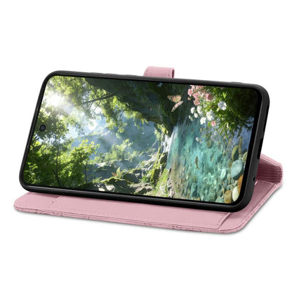 Embossed Flower Zipper Leather Phone Case, For Xiaomi Poco X8 Pro Max 5G, For Xiaomi Poco X8 Pro 5G, For Redmi Turbo 5 Max 5G, For Redmi Turbo 5 5G