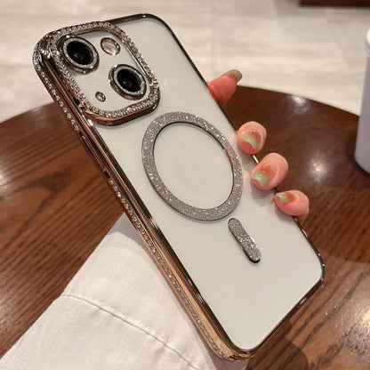 Diamond Plated MagSafe TPU Phone Case, For iPhone 15, For iPhone 14 Plus, For iPhone 14, For iPhone 14 Pro
