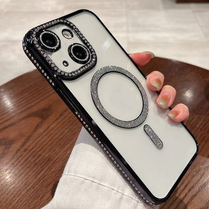 Diamond Plated MagSafe TPU Phone Case, For iPhone 15, For iPhone 14 Plus, For iPhone 14, For iPhone 14 Pro