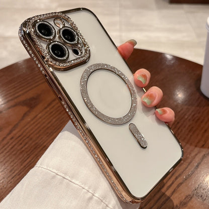 Diamond Plated MagSafe TPU Phone Case, For iPhone 15, For iPhone 14 Plus, For iPhone 14, For iPhone 14 Pro