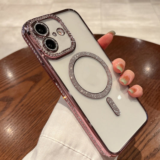Diamond Plated MagSafe TPU Phone Case, For iPhone 16, For iPhone 15 Pro Max, For iPhone 15 Pro, For iPhone 15 Plus