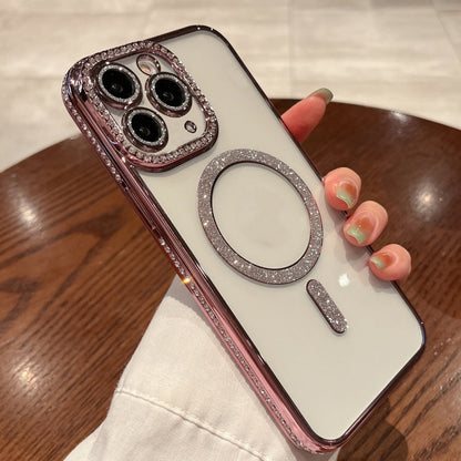 Diamond Plated MagSafe TPU Phone Case, For iPhone Air, For iPhone 16 Pro Max, For iPhone 16 Pro, For iPhone 16 Plus