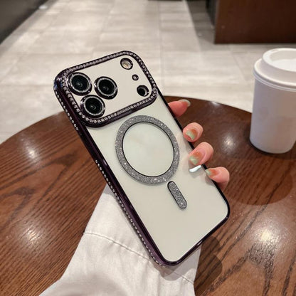 Diamond Plated MagSafe TPU Phone Case, For iPhone 17e / 16e, For iPhone 17 Pro Max, For iPhone 17 Pro, For iPhone 17