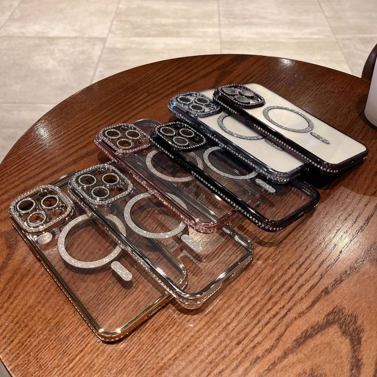 Diamond Plated MagSafe TPU Phone Case, For iPhone 15, For iPhone 14 Plus, For iPhone 14, For iPhone 14 Pro