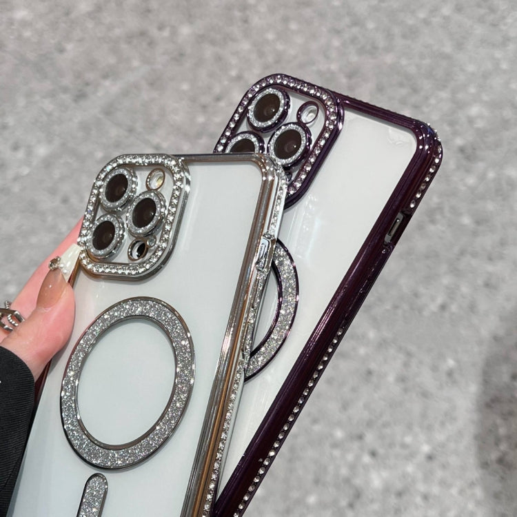 Diamond Plated MagSafe TPU Phone Case, For iPhone 15, For iPhone 14 Plus, For iPhone 14, For iPhone 14 Pro